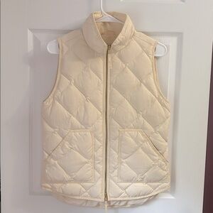 JCrew cream vest